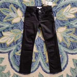 Burberry black denim jeans sz 6y nwt